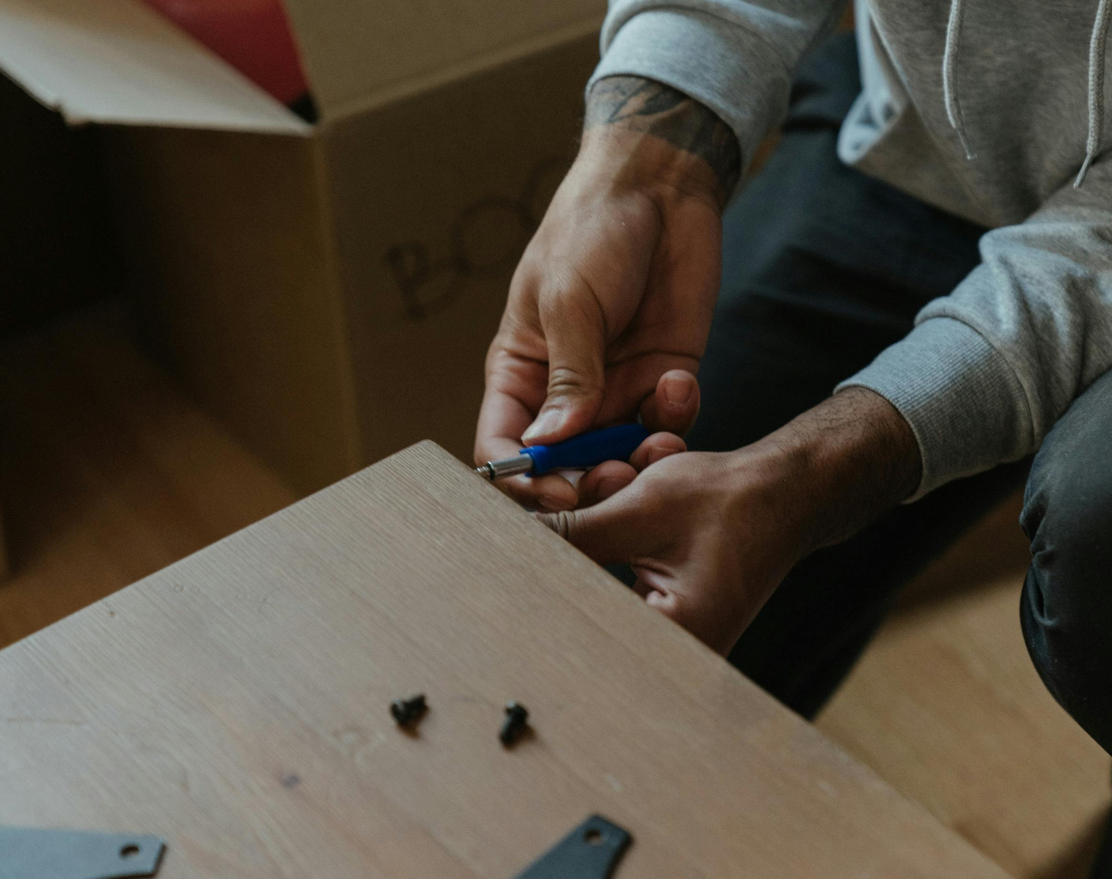 Happy homeowner using MrFix services